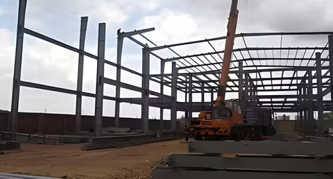EMC 8 steel structure erection