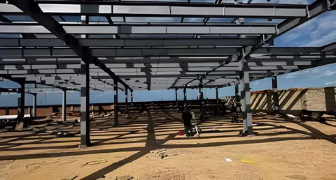EMC 8 multi-storey steel frame