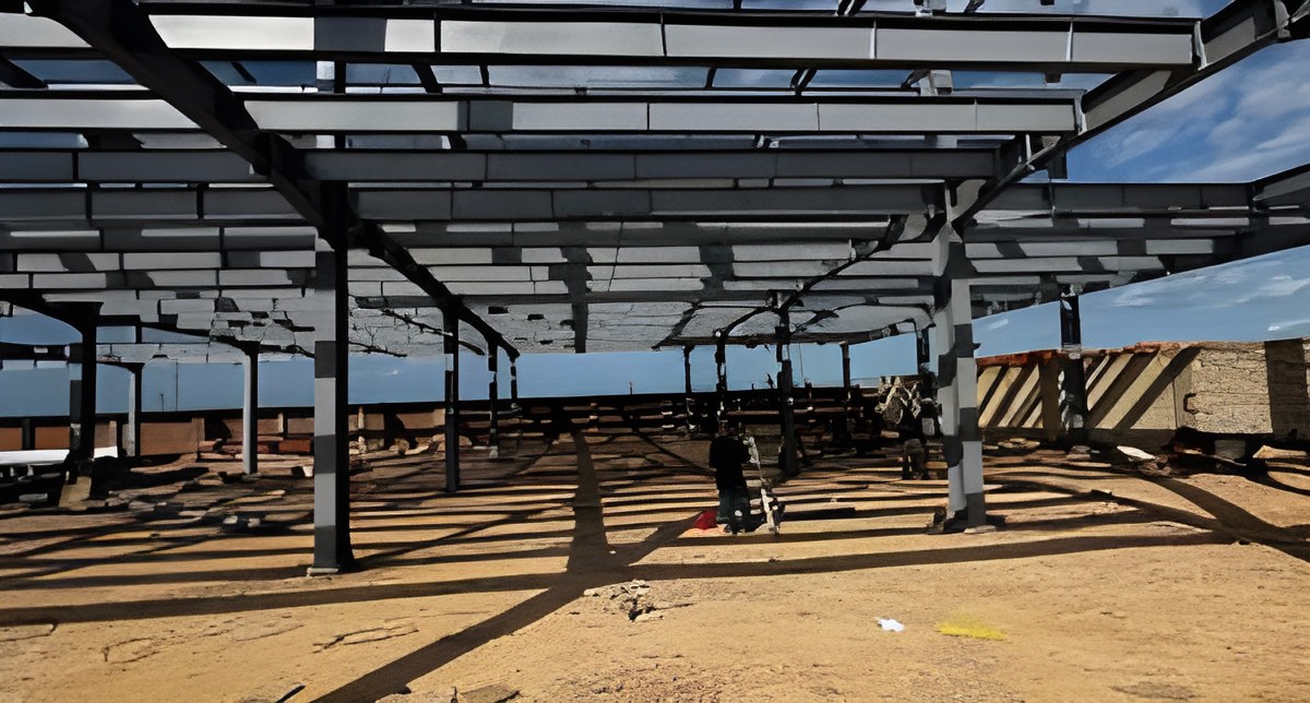 EMC 8 multi-storey steel frame