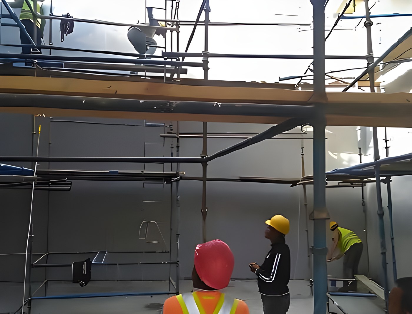 Intake pipeline penetrations with water-retaining detailing